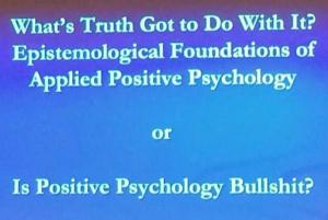 Positive Psychology = Bullshit
