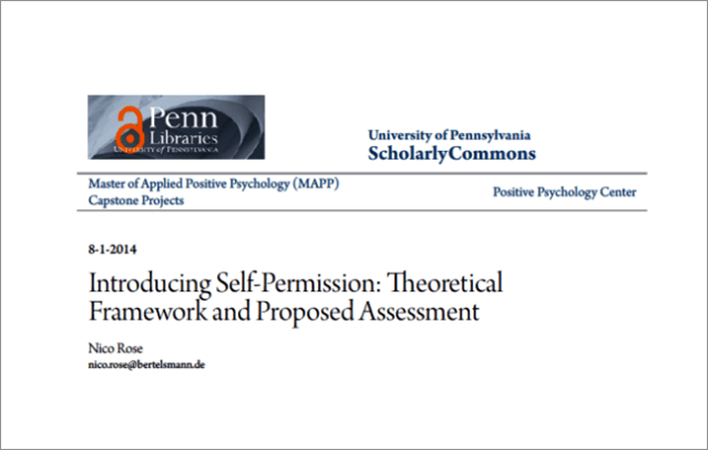 Introducing Self-Permission - Nico Rose