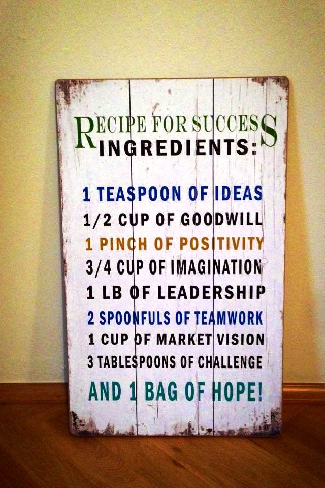 Recipe for Success