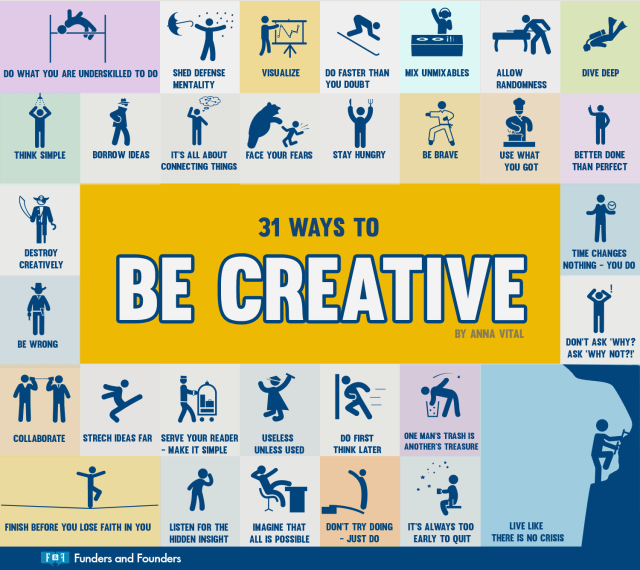 31-ways-how-to-be-creative-infographic