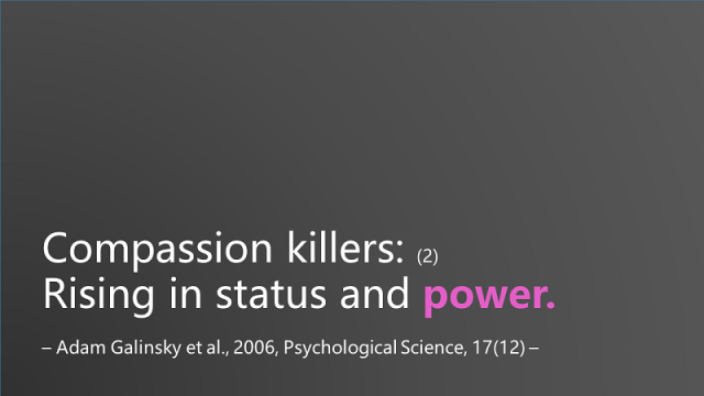 Compassion Killers - Adam Galinsky