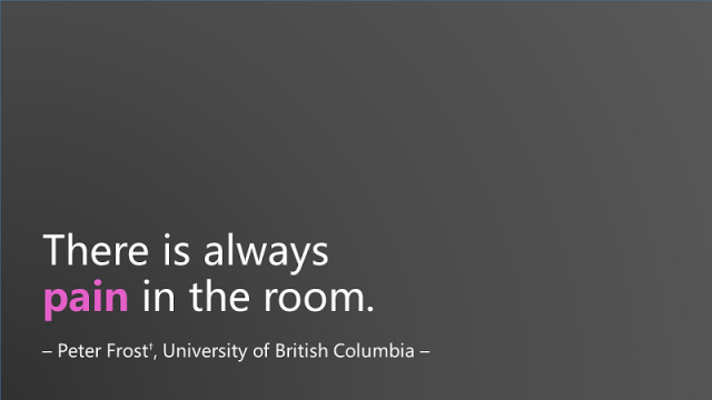 Pain - Compassion - Peter Frost